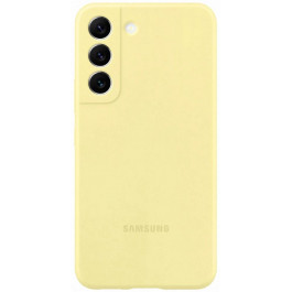Samsung S901 Galaxy S22 Silicone Cover Butter Yellow (EF-PS901TYEG)