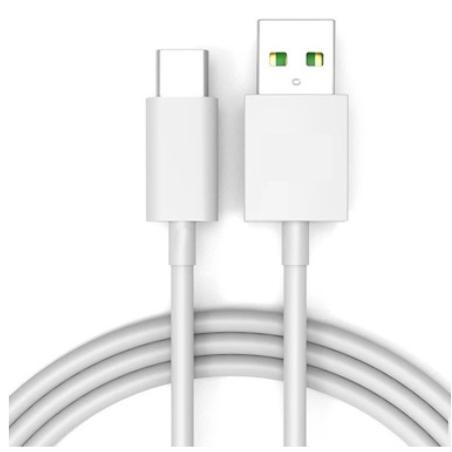 OPPO Flash Charging data cable Type-A to Type-C 1m White (DL129) - зображення 1