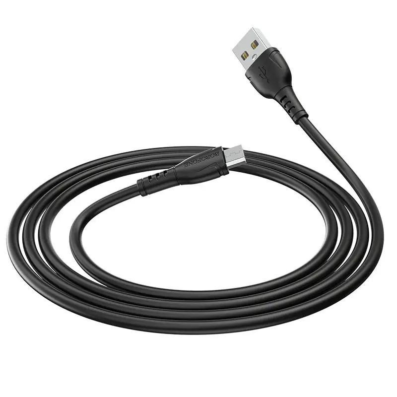 Borofone BX51 Triumph USB to Micro USB 1m Black (BX51MB) - зображення 1