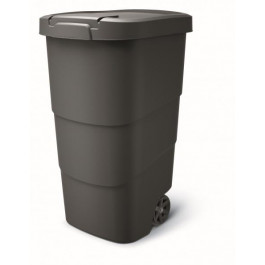 Wheeler Бак для сміття з кришкою  110 л антрацит (5905197463292)