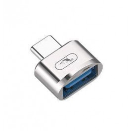 SkyDolphin OT05 Mini USB Type-A to USB Type-C Silver (ADPT-00030)