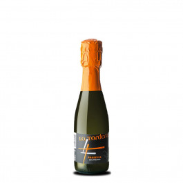   La Tordera Вино ігристе  Prosecco Treviso Doc Spumante Brut біле брют 0,2л 11,5% (8033011560449)