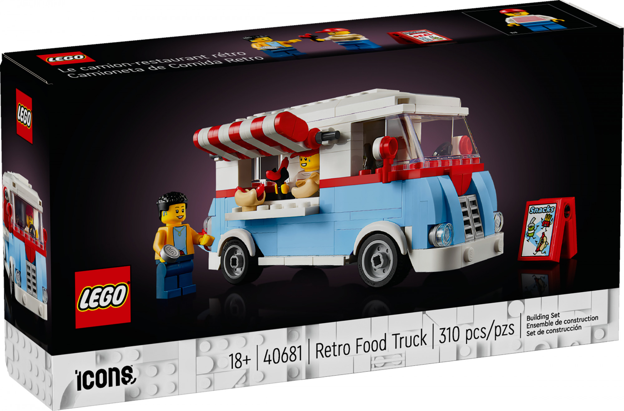 LEGO Ретро-фургон з їжею (40681) - зображення 1