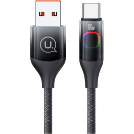 USAMS SJ636 USB Type-C 6 А 1,2 m Black