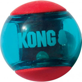 KONG Іграшка  Squeezz Action Ball м&#39;яч-піщалка для собак L 2 шт (35585464022)