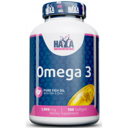 Haya Labs Omega 3 1000 mg 100 soft gel / 100 servings