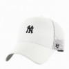 47 Brand Кепка  NEW YORK YANKEES BASE RUNNER B-BRNMS17CTP-WHA OSFA Белая (196895629188) - зображення 1