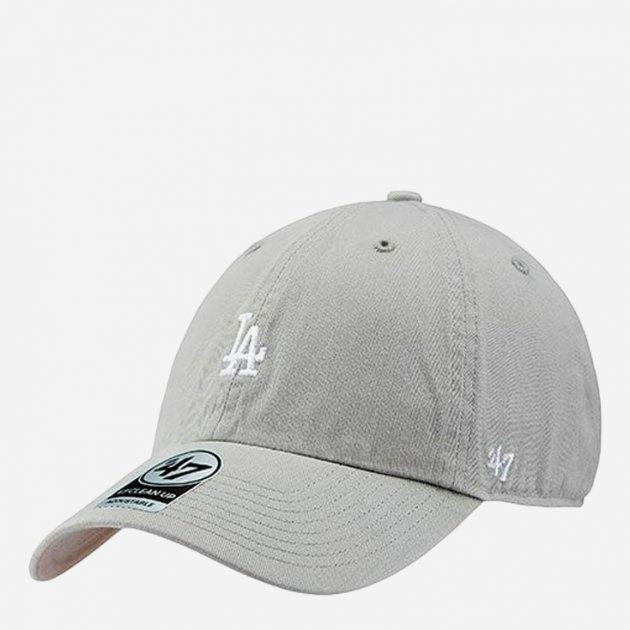 47 Brand Кепка  Los Angeles Dodgers Base Runner B-Bsrnr12Gws-Gya One Size Серая (193234834715) - зображення 1