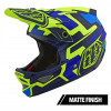 Troy Lee Designs D3 Fiberlite Helmet Speedcode / размер S Yellow/Blue (198682002) - зображення 1