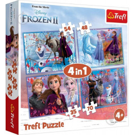 Trefl Frozen 2 Путешествие в неизвестность 4 в 1 (34323)