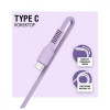 ACCLAB AL-CBCOLOR-T1PP USB to Type-C 1.2m Purple (1283126518270) - зображення 3