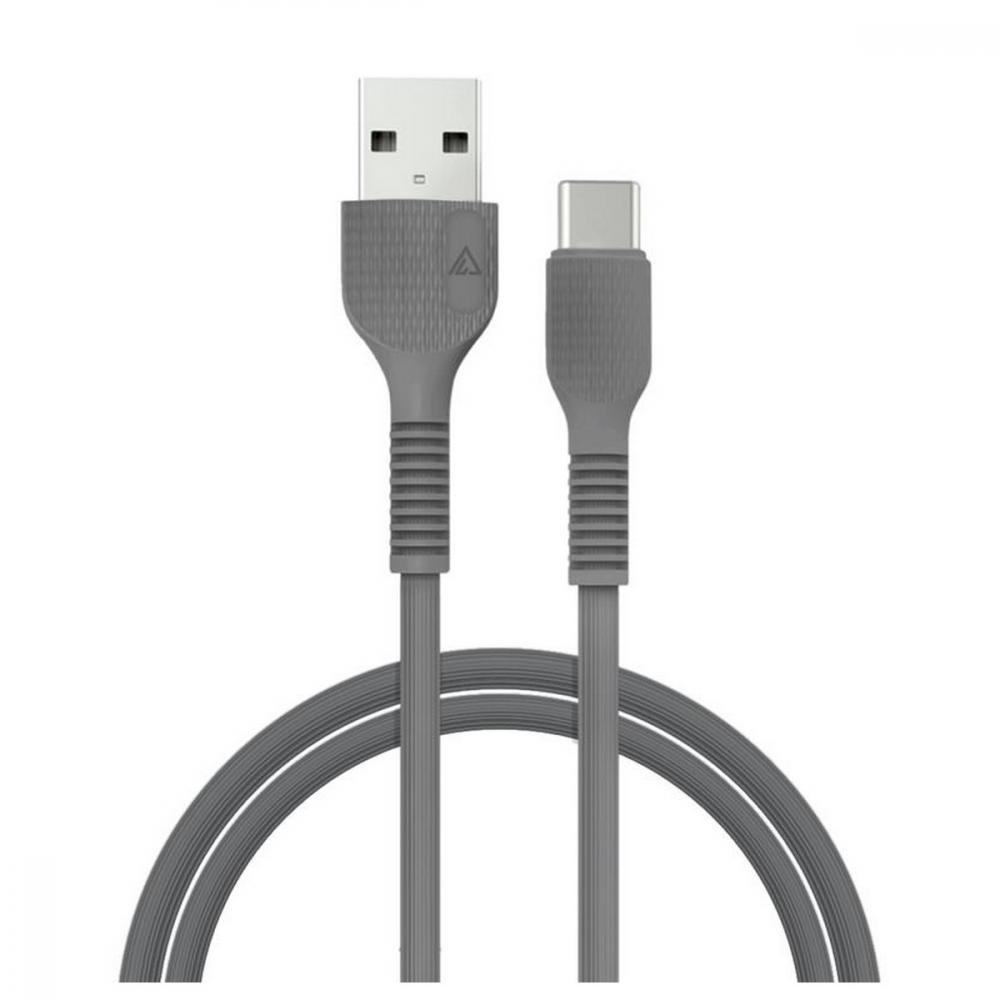 ACCLAB AL-CBCOLOR-T1BK USB to Type-C 1.2m Black (1283126518232) - зображення 1