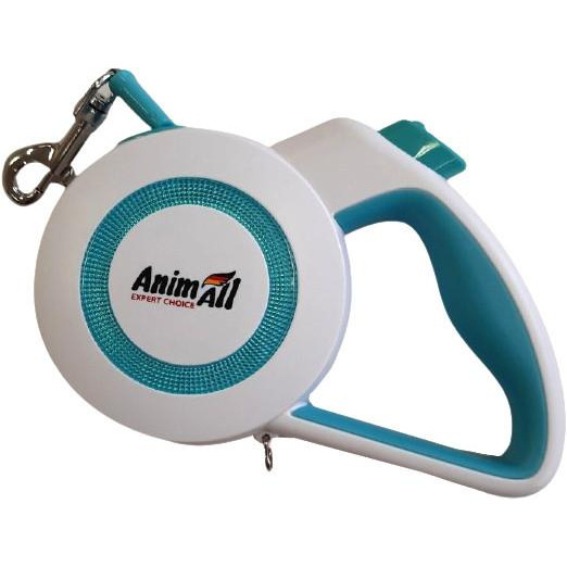 AnimAll Reflector - Поводок-рулетка для собак, лента (5 м, до 25 кг) M (143549) - зображення 1