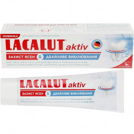 Lacalut Зубная паста Lacalut Aktiv Защита десен & Бережное отбеливание 75 мл (4016369696972)