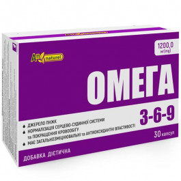 An Naturel Омега 3-6-9 в капсулах, 1200 мг, 30 шт