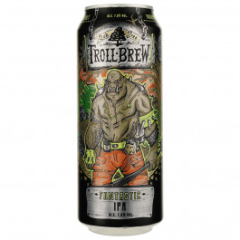 Troll-Brew Пиво  Fantastic IPA світле з/б, 0,5 л (4054500121082)