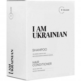 Delamark Набір косметики  I Am Ukrainian Шампунь універсальний 500 мл + Кондиціонер для всіх типів волосся 50