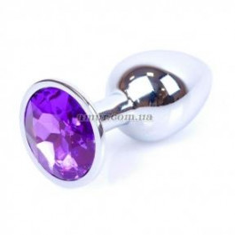 BOSS Анальна пробка - Jewellery Silver Plug Purple (62530064-00009)