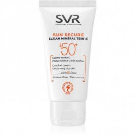 Laboratoires SVR Sun Secure мінеральний тонуючий крем для сухої шкіри обличчя SPF 50+ 50 мл