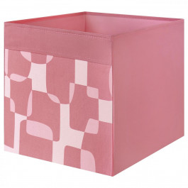 IKEA DRONA Коробка, рожевий/білий, 33x38x33 см (205.666.48)