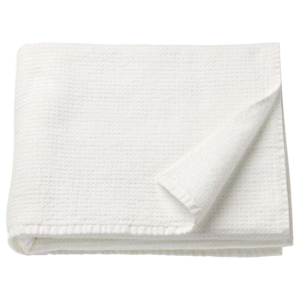 IKEA SALVIKEN махровое полотенце банное, 70x140 см, хлопок, белый (503.132.25) - зображення 1
