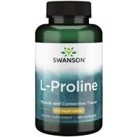 Swanson L-Proline 500 mg Л-пролін 100 капсул
