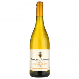 Baron d'Arignac Вино  Chardonnay белое сухое 0.75 л 13% (3263280115957)