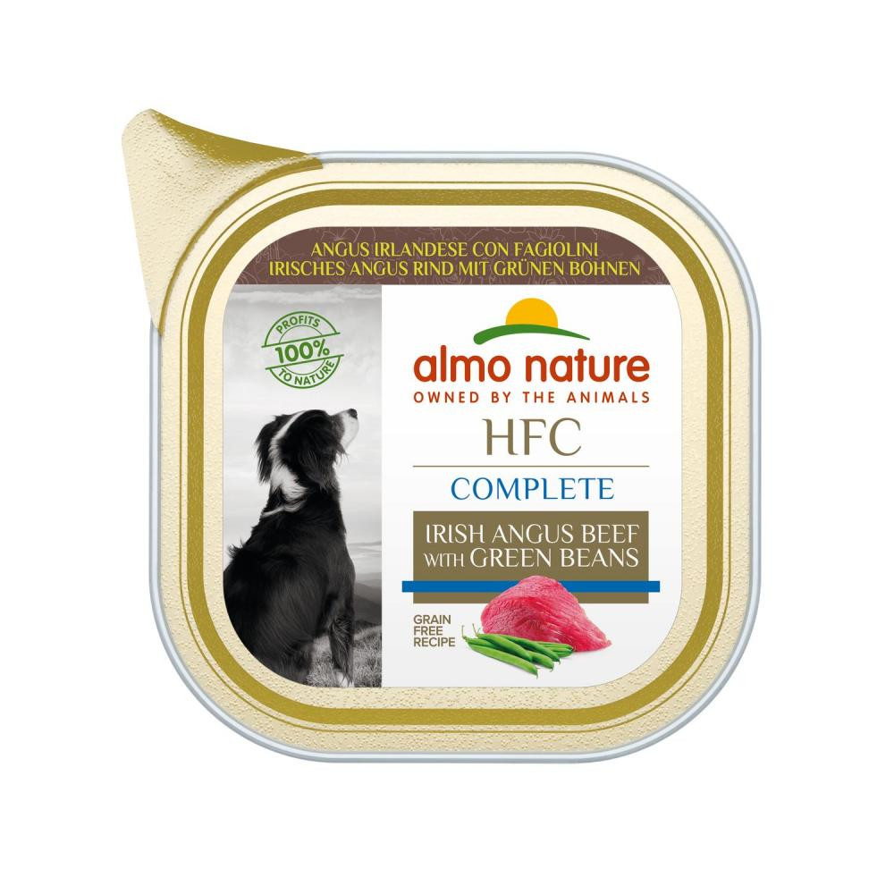 Almo Nature HFC Dog Complete ірландська яловичина ангус і зелена квасоля, 85 г (8001154002515) - зображення 1