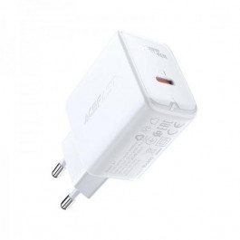 Acefast A1 Fast Charge Wall Charger 20W White (AFA1W)