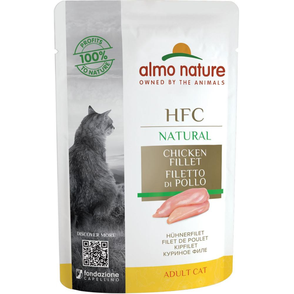 Almo Nature HFC Cat Natural Chicken Fillet 55 г (8001154124378) - зображення 1