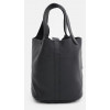 Keizer Невелика жіноча шкіряна сумка чорного кольору з двома ручками  71606 - зображення 4