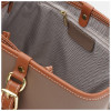 Keizer Жіноча шкіряна вертикальна сумка через плече у кольорі тауп  71596 - зображення 5