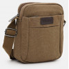Monsen Маленька коричнева чоловіча сумка на плече із текстилю  71540 - зображення 2