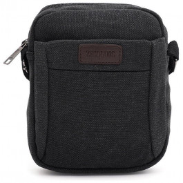 Monsen Наплічна маленька чоловіча сумка із щільного текстилю чорного кольору  71543
