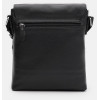 Keizer Солідна чоловіча сумка-планшет із фактурної шкіри чорного кольору з клапаном  71518 - зображення 3