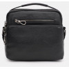 Ricco Grande Чоловіча шкіряна сумка-барсетка в класичному чорному кольорі з ручкою  71559 - зображення 2