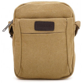 Monsen Невелика чоловіча сумка-планшет із щільного текстилю у кольорі хакі  71541