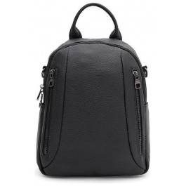 Keizer Жіночий рюкзак-сумка з натуральної шкіри флотар чорного кольору  71526