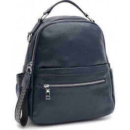 Keizer Шкіряний жіночий рюкзак-сумка синього кольору  (59165)