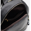 Borsa Leather Рюкзак  k1s005 - black жіночий шкіряний чорний з тисненням під крокодила - зображення 5