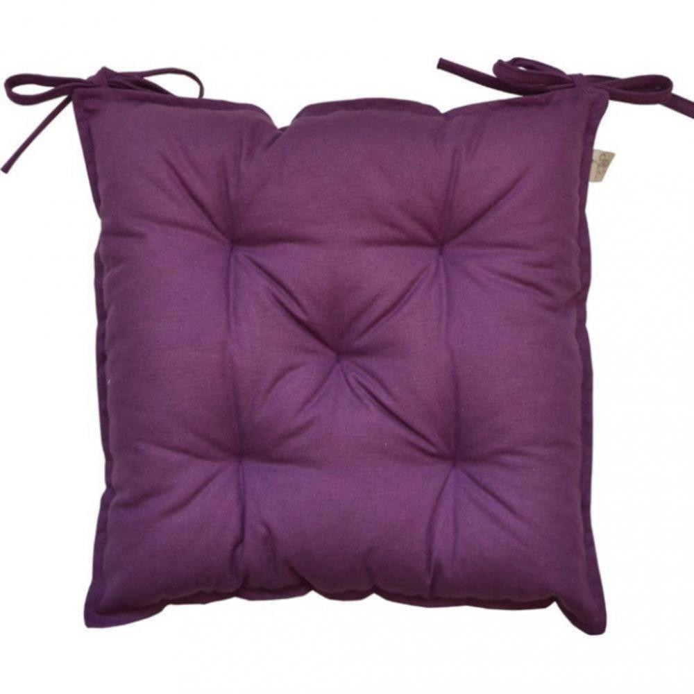 Прованс Подушка на стілець  Violet 40х40 см фіолетова - зображення 1