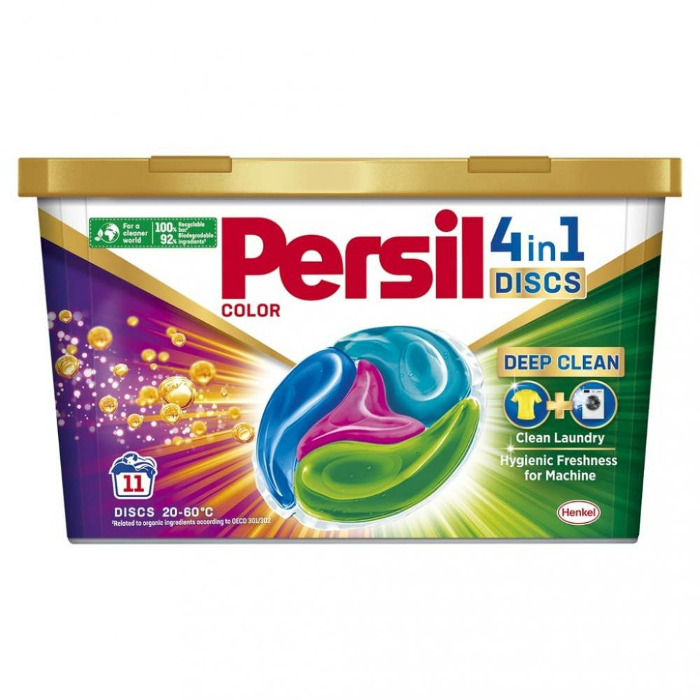 Persil Капсулы Discs Color Deep Clean 11 шт (9000101415919) - зображення 1