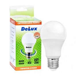 DeLux LED BL 60 10W 4100K E27 (90020464)