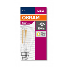Osram LED Value FIL Р40 4.5W/827 230V E14 2700K (4058075438590)