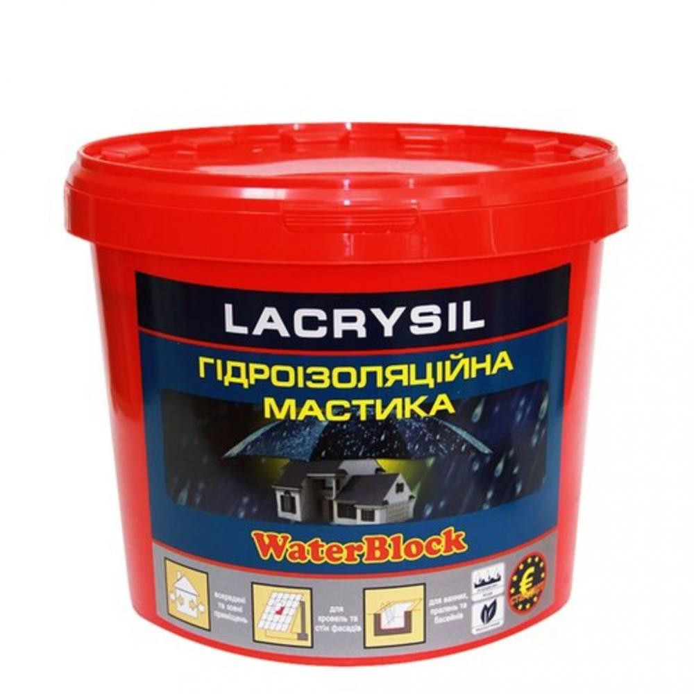 LACRYSIL Мастика гідроізоляційна WaterBlock 6 кг - зображення 1