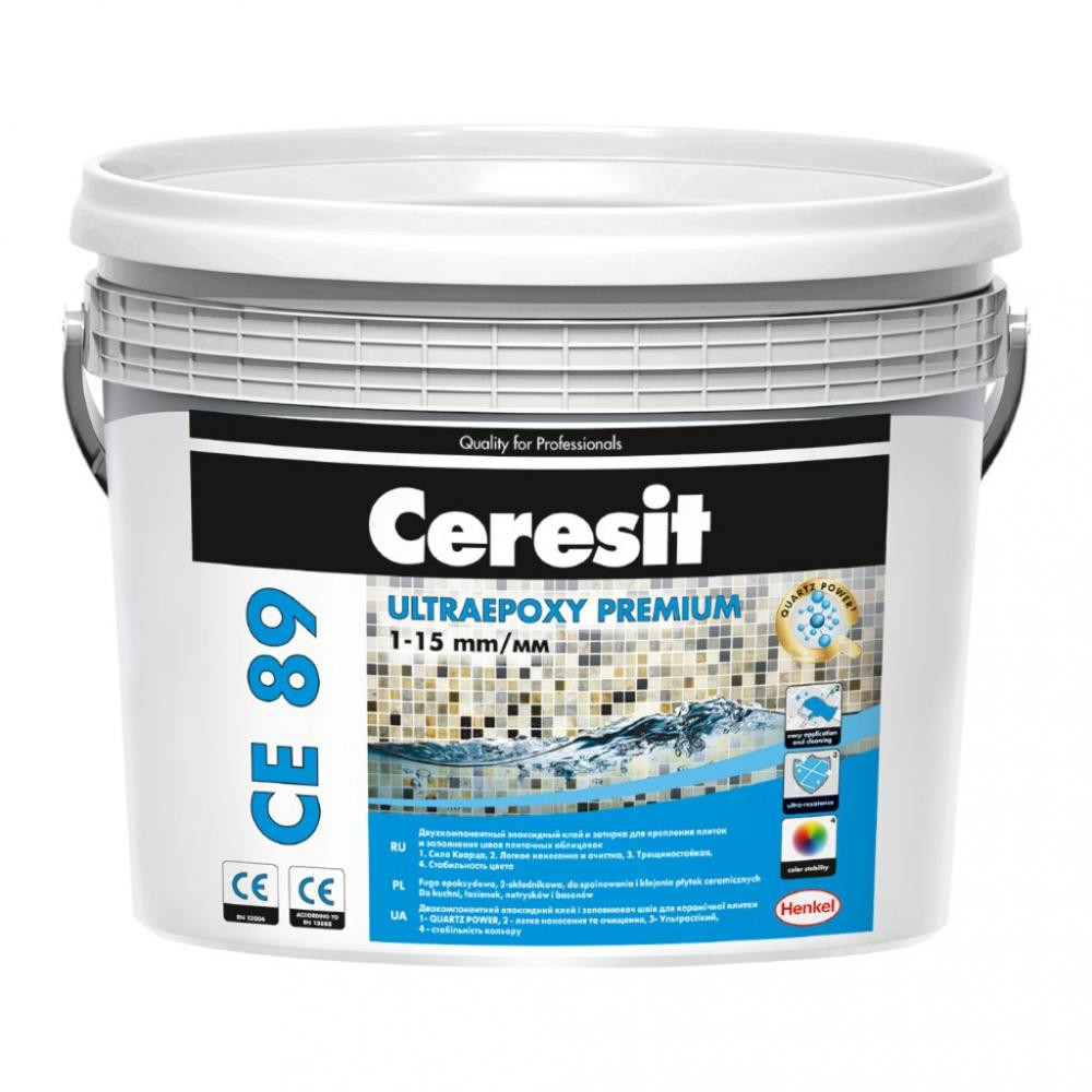 Ceresit CE 89 Ultraepoxy Premium 2,5 л сірий бетон - зображення 1