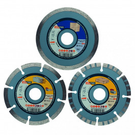 Dexter Набір відрізних дисків по бетону, каменю та кераміці  115 мм 3 шт ()