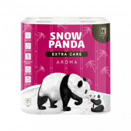 Сніжна Панда Туалетний папір  EXTRA CARE Aroma чотиришаровий 8 шт. (4820183970657)
