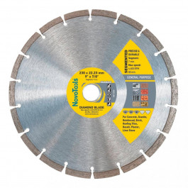 NovoTools Алмазний диск  Standard 230мм 7мм 22,23мм
