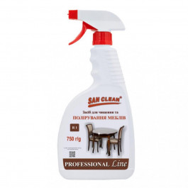 Сан Клин Средство SAN CLEAN PROF Line Для полировки мебели 0,75 л (4820003544082)